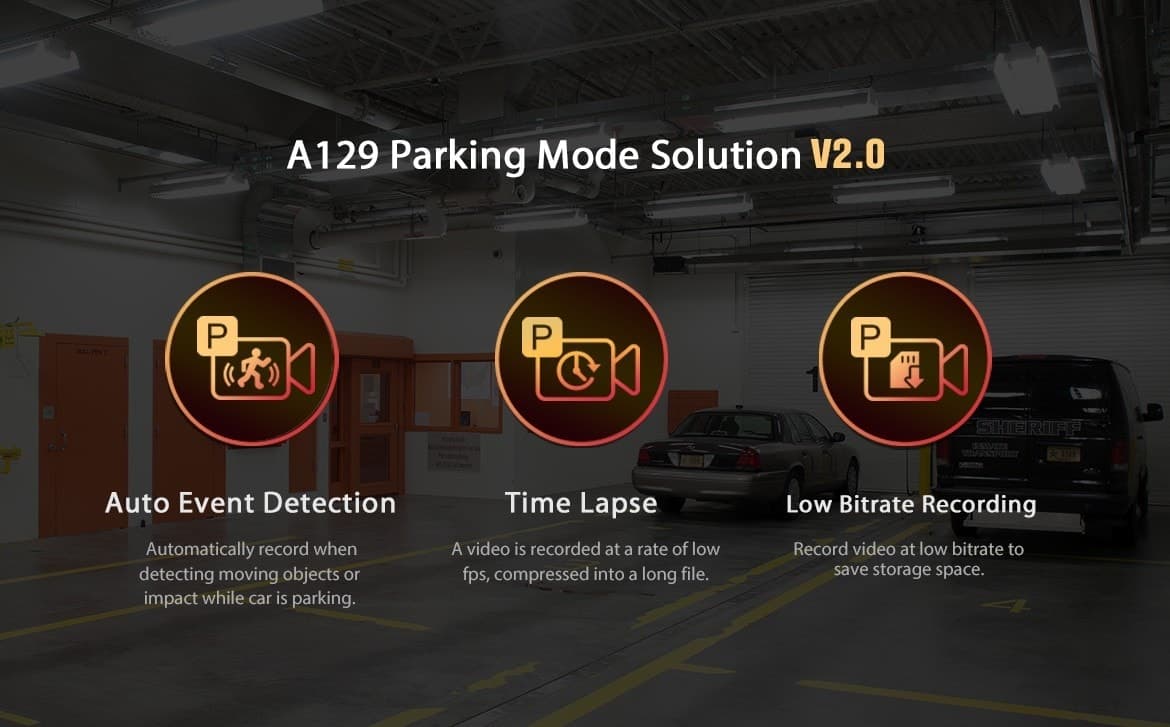 Dash Cam Parking Mode Presentation [Motion Detection vs Low-Bitrate vs  Time-Lapse] 