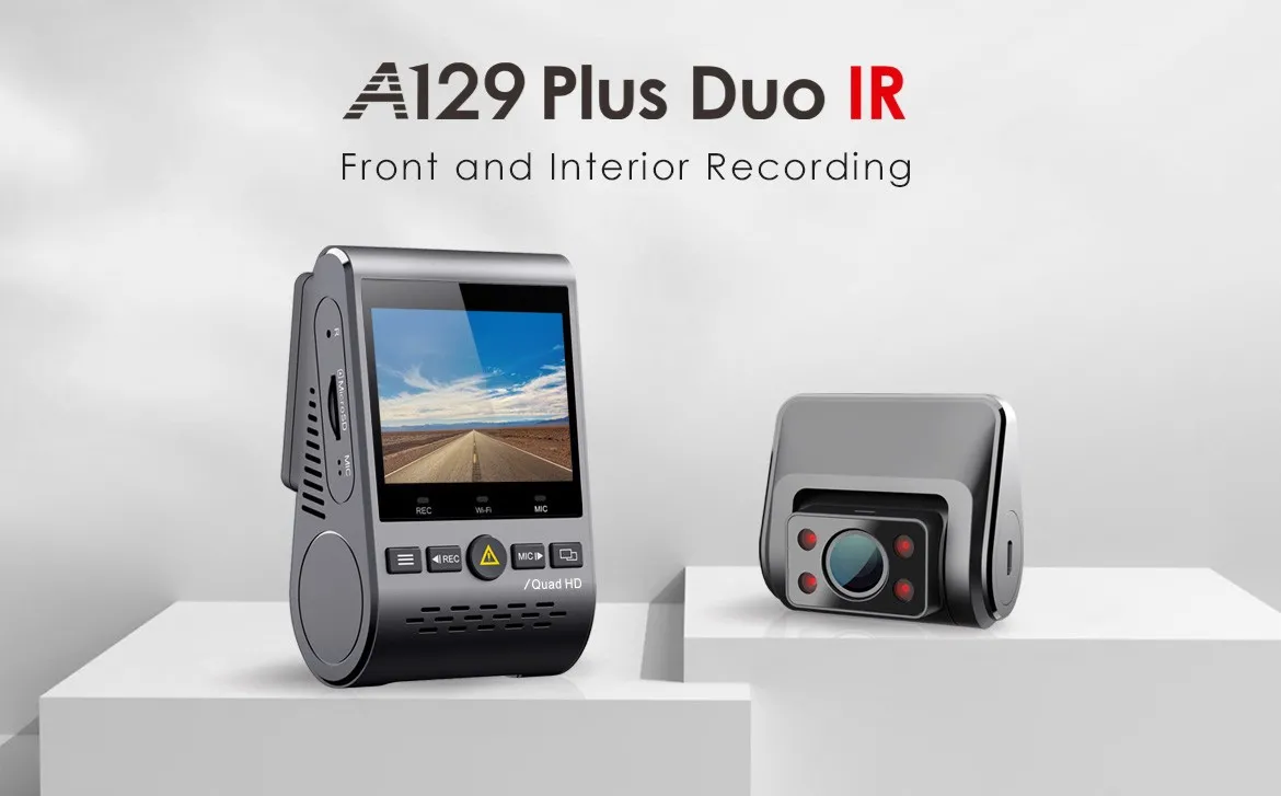 A129 Plus Duo Front + Interior Dashcam is coming!