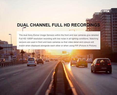 Dual Channel Full HD Recordings