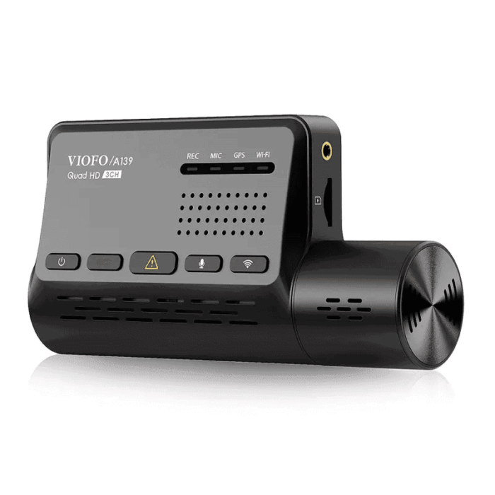 A139 2 Channel Dual Dashcam – Front & Rear