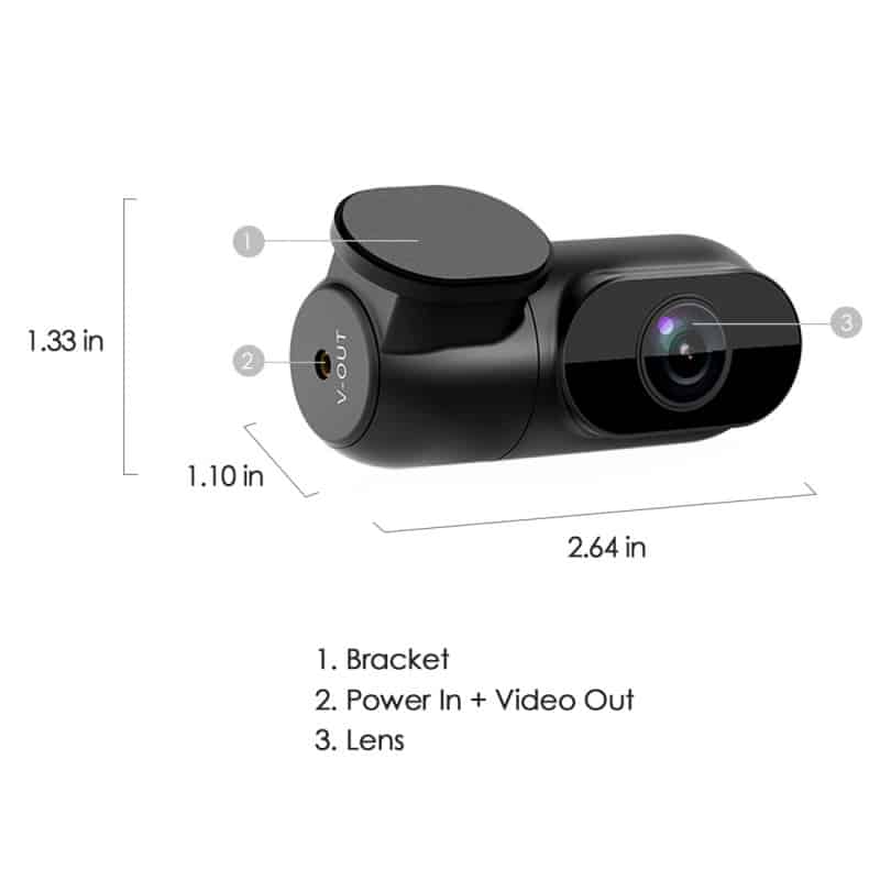 A139 Dual 2K Dashcam - 2 Channel - Front & Rear