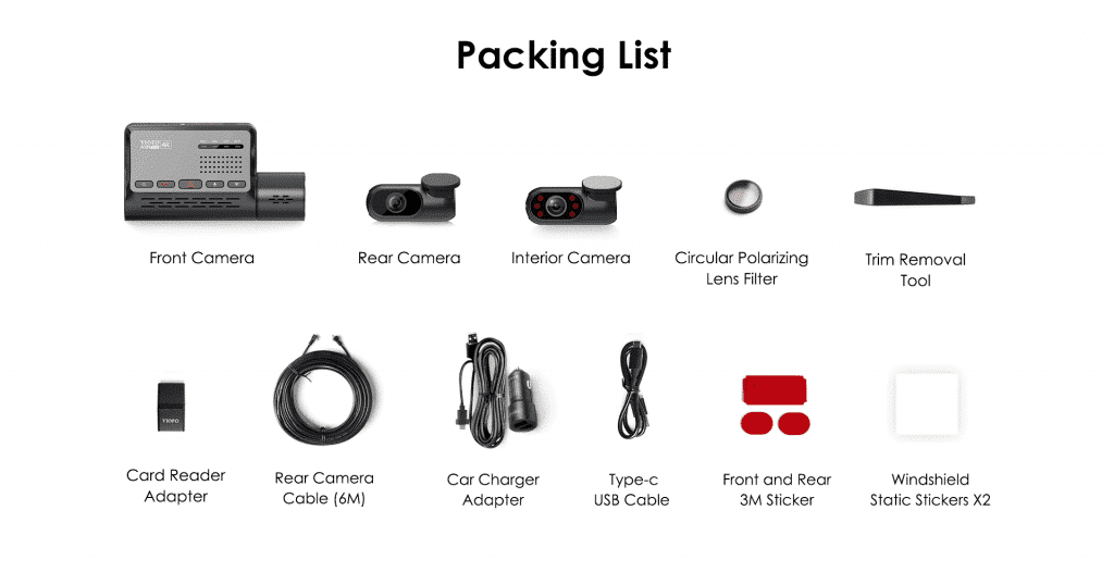 Packing list 1