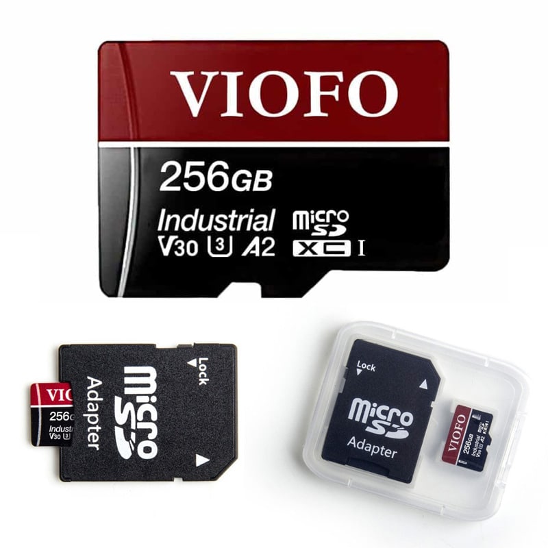 VIOFO 256GB PROFESSIONAL HIGH ENDURANCE MEMORY CARD UHS-3 WITH ADAPTER