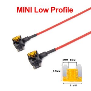 2 Pcs Fuse Tap . Mini Low Profile Fuse