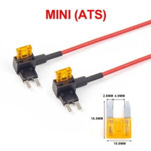 2 Pcs Fuse Tap . MINI (ATS) Fuse