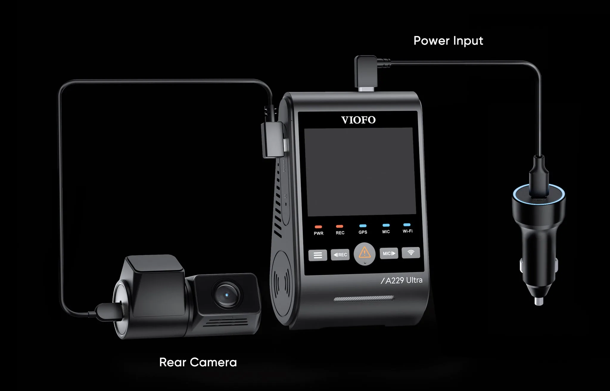 A229 Ultra front and rear installation layout