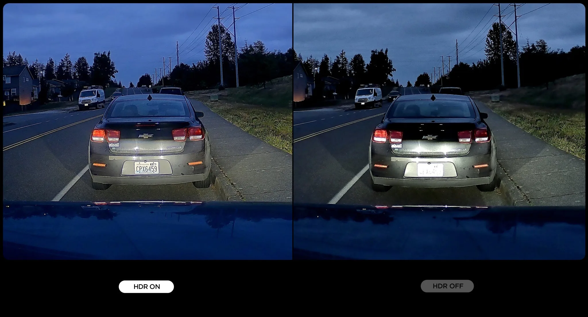 Dual-channel HDR example