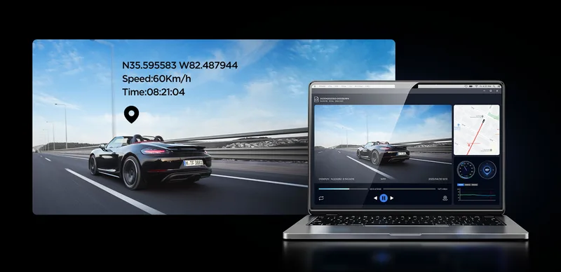 VS1 GPS playback with location speed and time data
