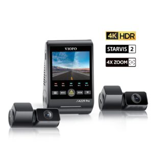 A229 Pro Tele 3CH. Front 4K+ Front Telephoto 2K+Rear 1080HD+GPS+CPL