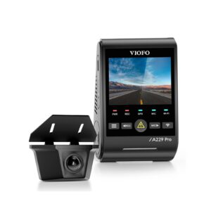 A229 Pro W 2CH. Front 4K+Rear Waterproof 2K+GPS+CPL