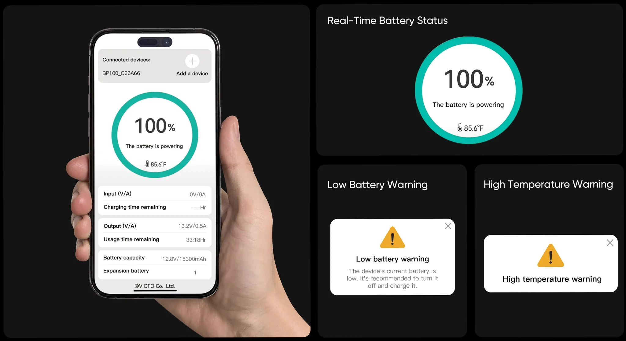 BP100 . Battery Pack 7650Mah 12 BP100 Bluetooth battery app monitoring