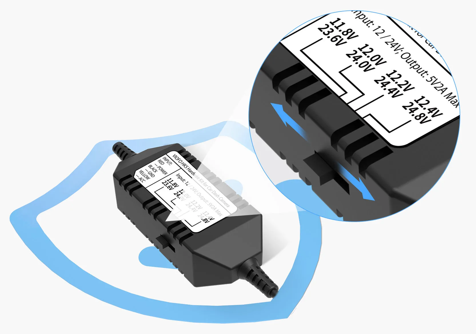 HK5 selectable battery voltage cut-off control