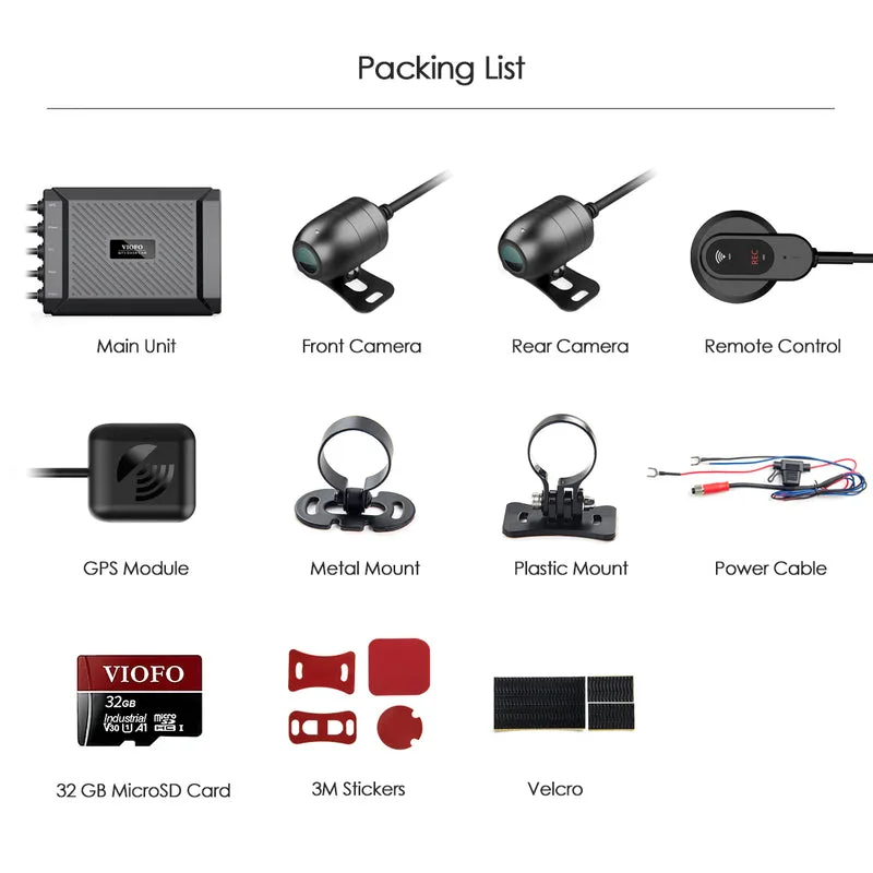 VIOFO MT1 box contents