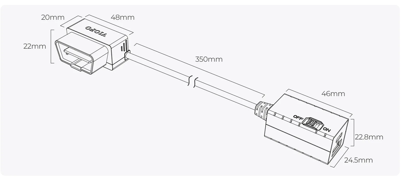 OP100 product dimensions