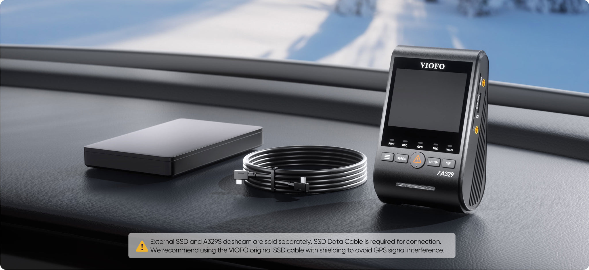 SSD Hard Drive Data Connection Cable for VIOFO A329 Series 2.5M | SSD 23