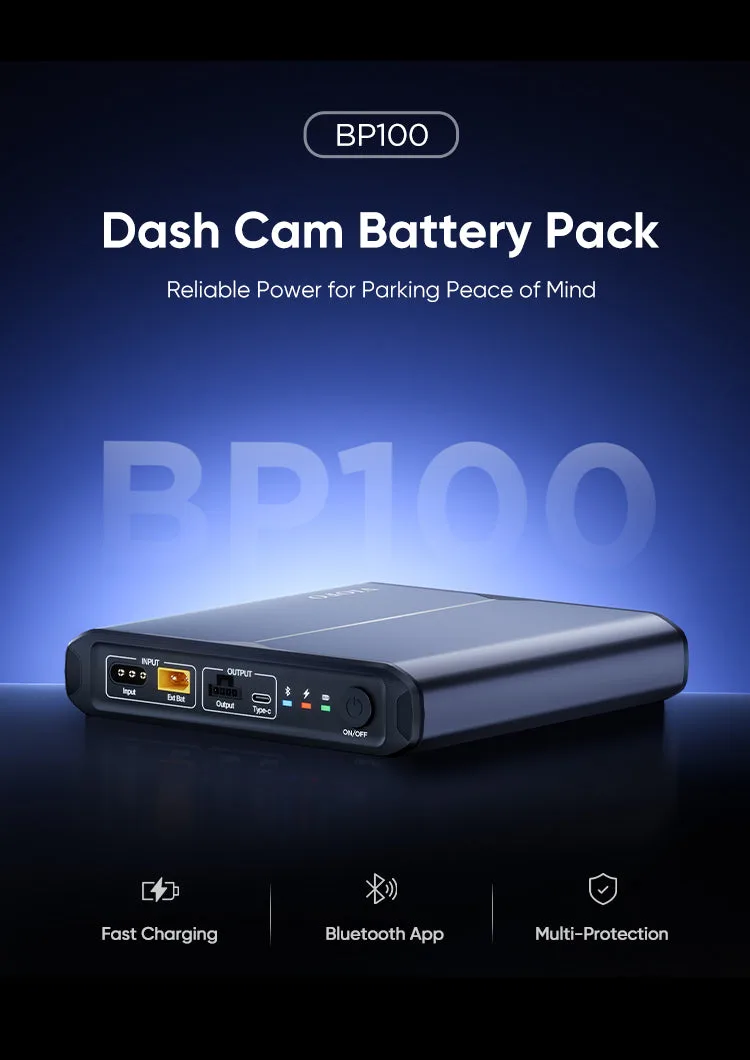 BP100 . Battery Pack 7650Mah 8 VIOFO BP100 dash cam battery pack