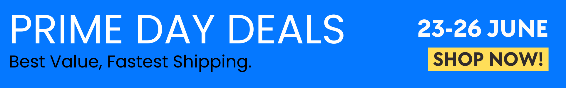 Prime deals web banner