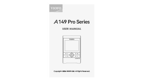 A149 Pro 2CH 4K front + 1080P rear, Sony STARVIS 2 sensor | A149 Pro 28