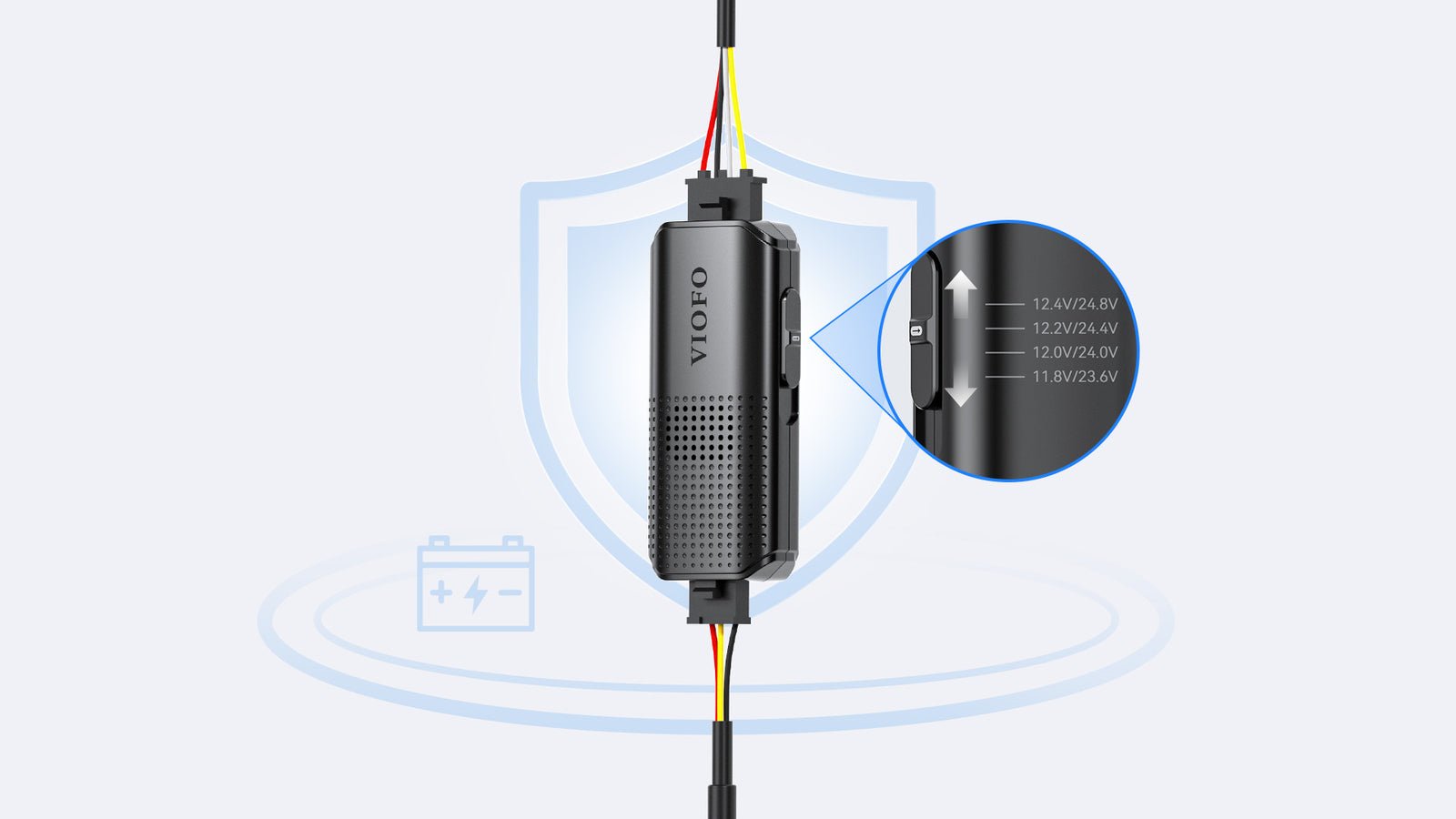 HK6-A vehicle battery low-voltage cut-off settings