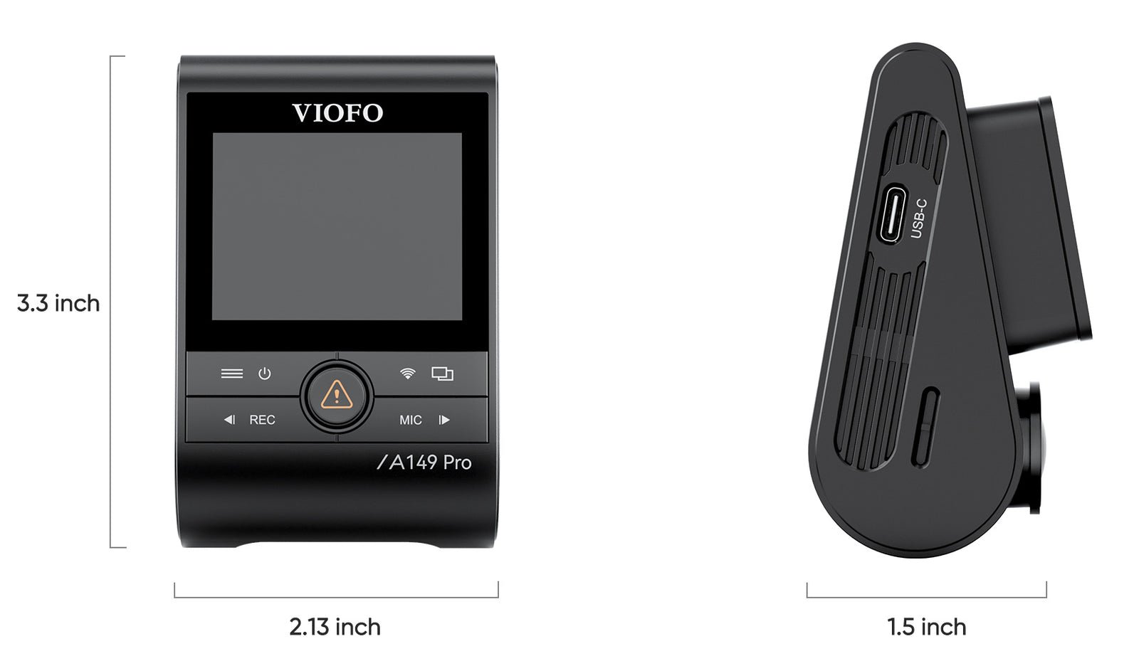 A149 Pro main camera dimensions