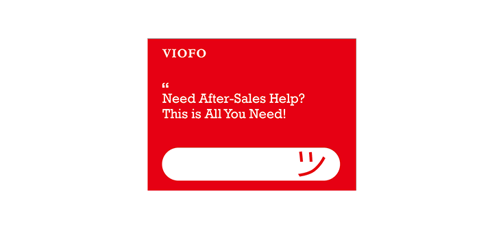 After-sales service card
