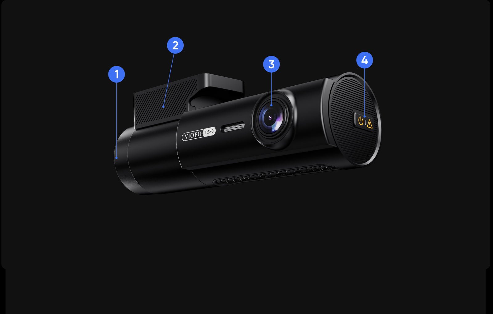 T330 front camera lens and mount