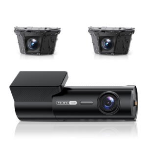T330WW 3CH – Front 4K + Two Waterproof Rear 2K Cameras